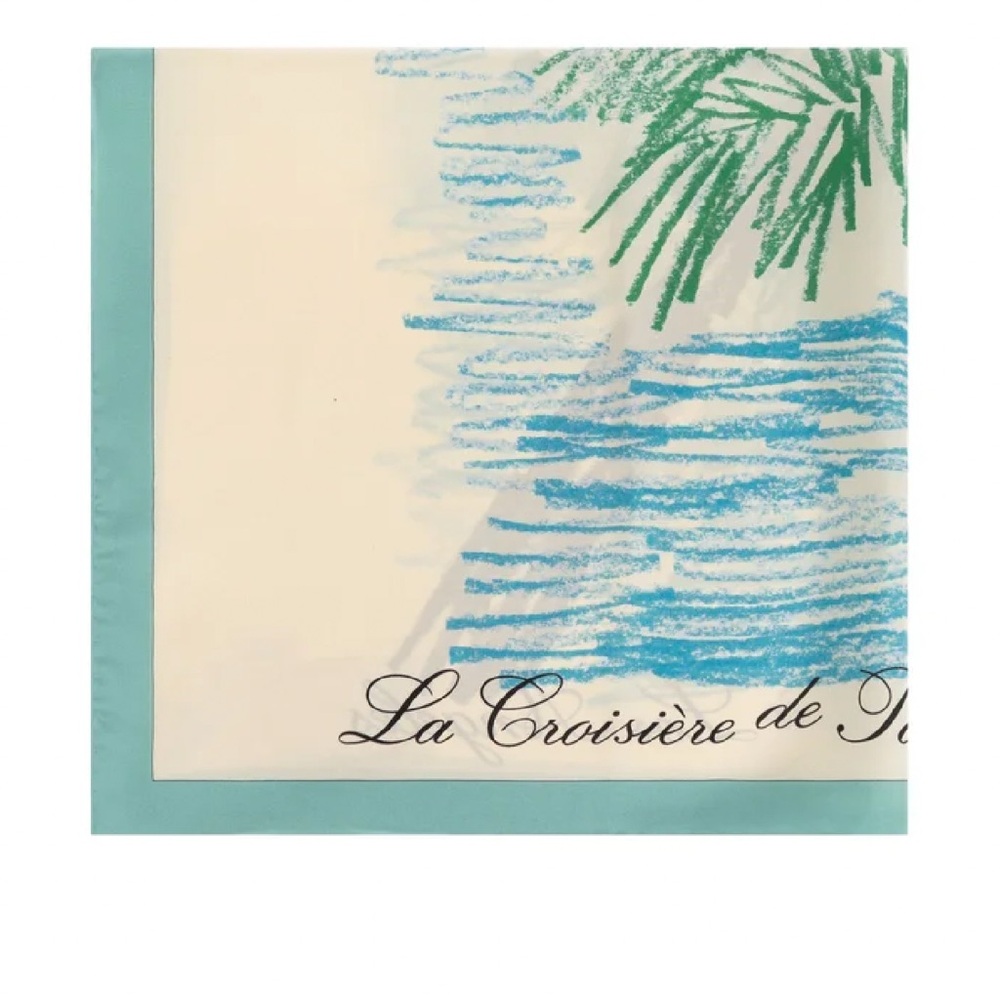 Jacquemus Blue and Green Scarf